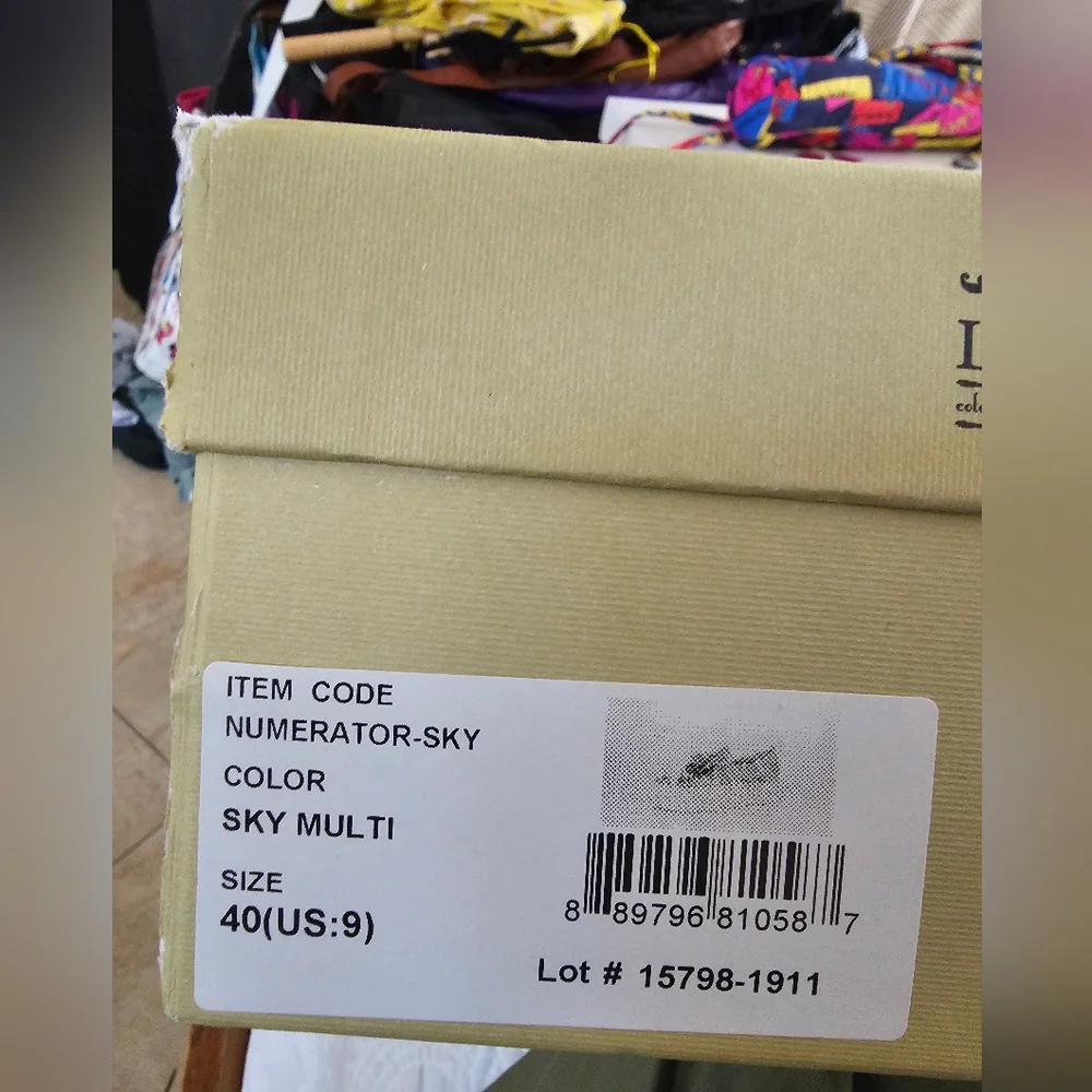 L'Artiste Turquoise Blu Platforms Sz 9 - Picture 6 of 8